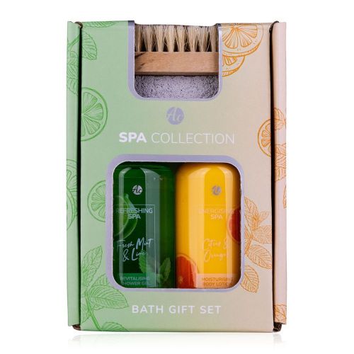 SET koupelový SPA COLLECTION v dárkové krabičce s kartáčkem na nehty s pemzou NOVINKA ACCENTRA