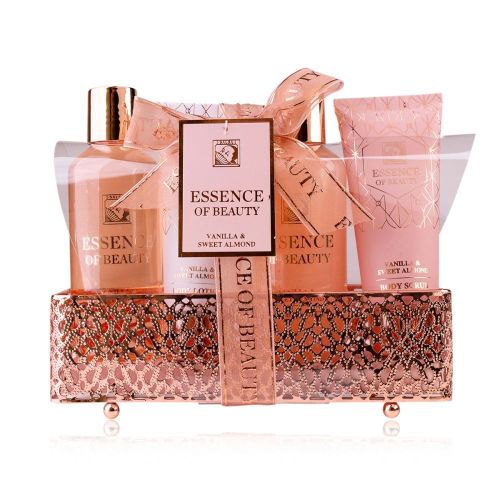 SET koupelový ESSENCE OF BEAUTY v kovové vaničce NOVINKA SALSA