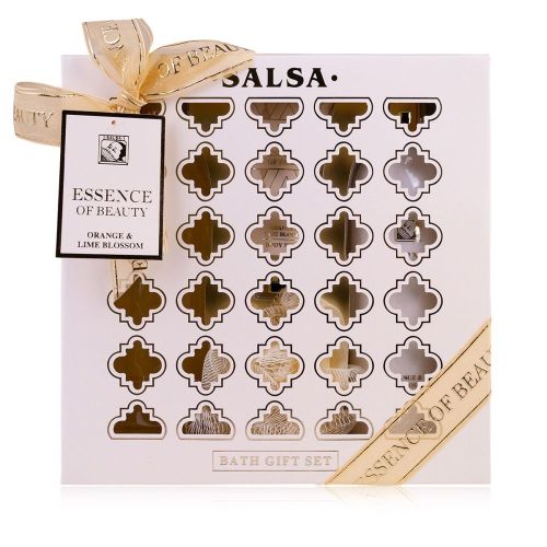 SET koupelový ESSENCE OF BEAUTY v dárkovém balení  s tělovým peelingem NOVINKA SALSA