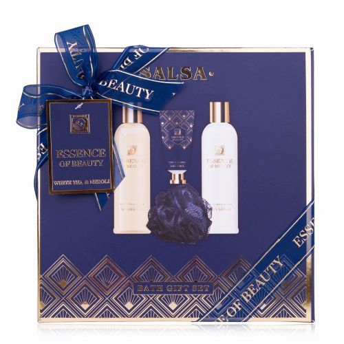 SET koupelový ESSENCE OF BEAUTY v dárkovém balení  s tělovým peelingem NOVINKA SALSA