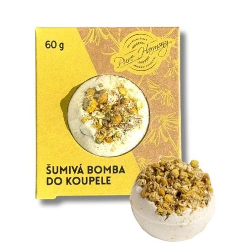 KOUPELOVÁ bomba šumivá heřmánek 60g NOVINKA PURE HARMONY