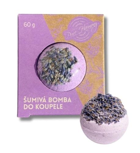 KOUPELOVÁ bomba šumivá levandule 60g NOVINKA PURE HARMONY