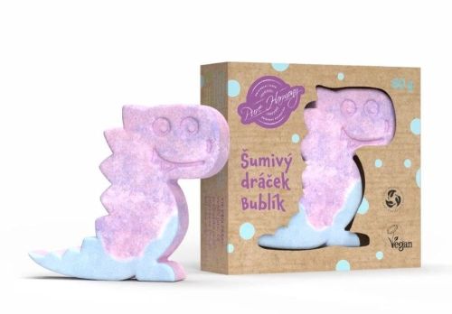 FIZZER do koupele šumivý dráček Bublík s probiotiky 60g NOVINKA PURE HARMONY