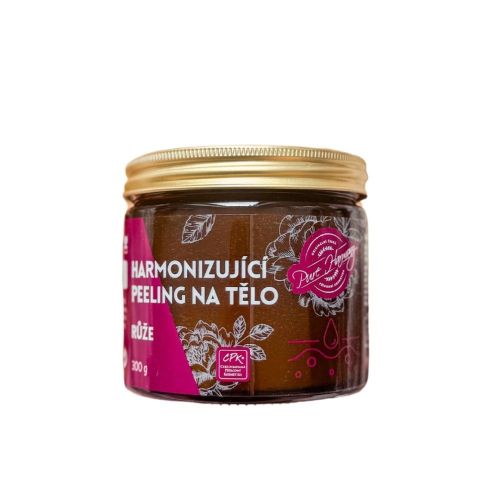 PEELING harmonizující na tělo 300g růže ve skle NOVINKA PURE HARMONY