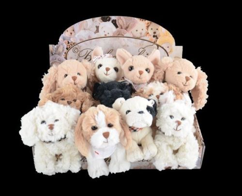 BK SPRING DOGS BOX - assort 6 druhů, box 12ks psů (15cm) Bukowski Design