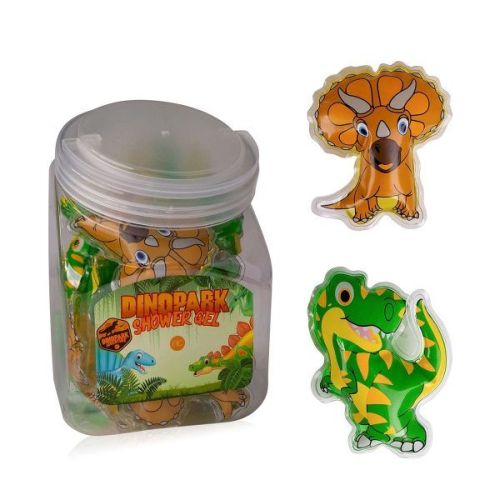 MINI GEL sprchový 50ml DINOPARK ADVENTURE (24 ks v dóze) 2 motivy ACCENTRA