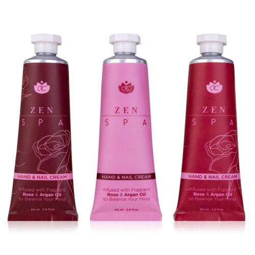 KRÉM na ruce a nehty 60ml ZEN SPA v tubě 3 barvy/1 vůně ACCENTRA