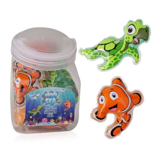 MINI GEL sprchový 50ml UNDER THE SEA (24 ks v dóze) 2 motivy ACCENTRA