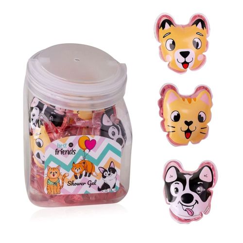 MINI GEL sprchový 50ml BEST FRIENDS (24 ks v dóze) 3 motivy ACCENTRA