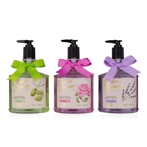Mýdlo na ruce 500ml ESSENTIAL BOTANICS-CLASSICS s pumpičkou, 3 druhy/vůně ACCENTRA
