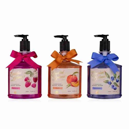 Mýdlo na ruce 500ml ESSENTIAL BOTANICS-FRUITS s pumpičkou, 3 druhy/vůně ACCENTRA