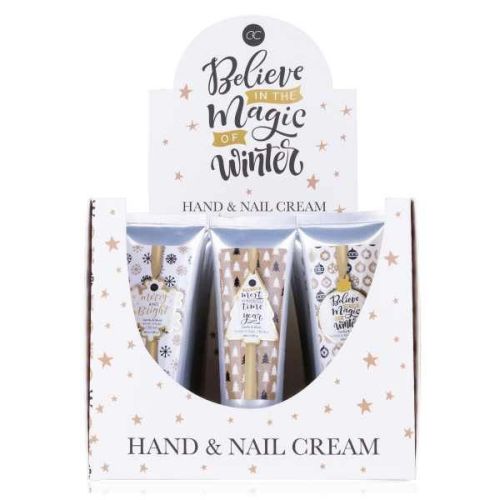 KRÉM na ruce a nehty 60ml WINTER MAGIC v tubě, 3 motivy  ACCENTRA