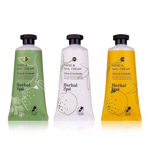 KRÉM na ruce a nehty 60ml HERBAL SPA v tubě, 3 motivy  ACCENTRA