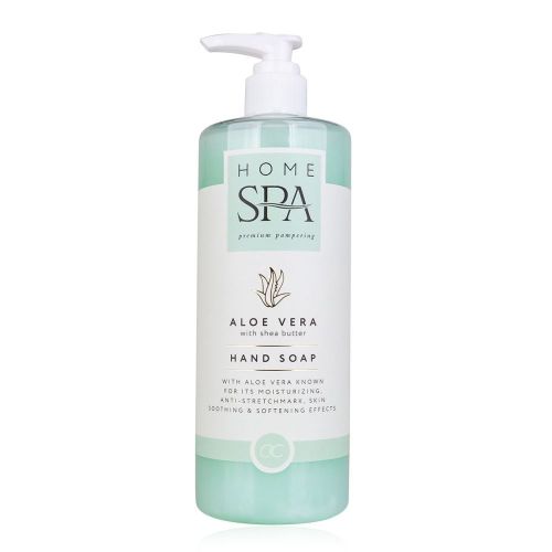 MÝDLO na ruce 500ml HOME SPA s pumpičkou, obohacené o extrakt z aloe vera a bambucké máslo NOVINKA
