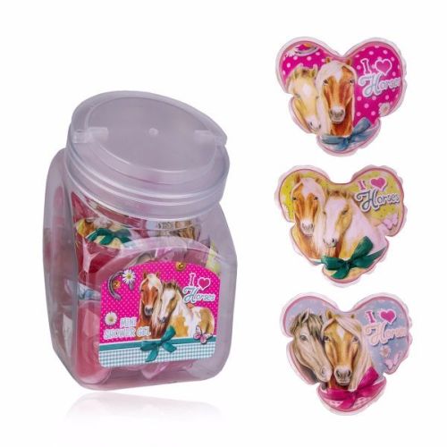 MINI GEL sprchový  50 ml I LOVE HORSES, (24 ks v dóze) 3 motivy  ACCENTRA