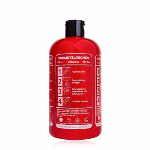 GEL sprchový 500ml &quot;HASICÍ PŘÍSTOJ NA ŠPÍNU&quot; MEN CLASSICS ve tvaru hasicího přístroje ACCENTRA