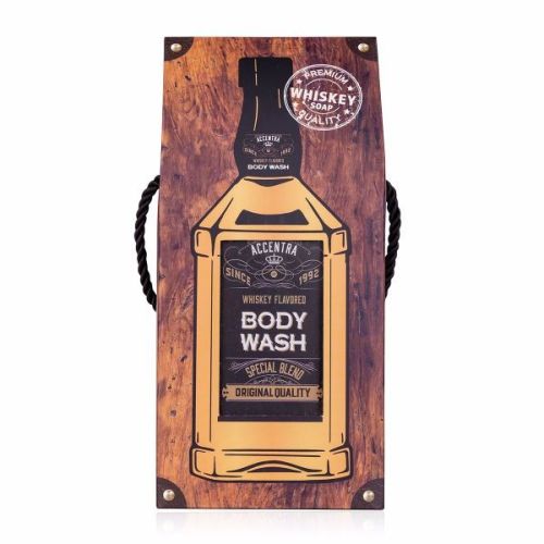 GEL sprchový  400ml SPECIAL BLEND FLAVOR MEN CLASSICS v dárkové krabičce ve stylu whisky ACCENTRA