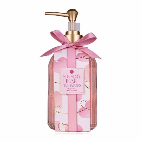 MÝDLO na ruce 400ml FROM MY HEART TO YOURS ve skleněné lahvičce s pumpičkou  ACCENTRA