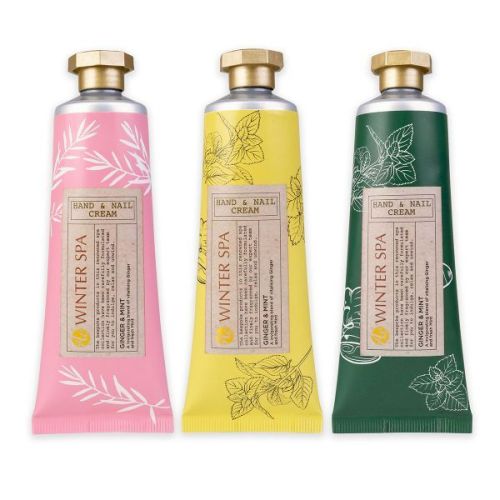 KRÉM na ruce a nehty 60ml WINTER SPA v tubě, 3 motivy/1 vůně ACCENTRA
