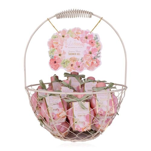 GEL sprchový 50ml  BLOSSOM v lahvičce 20ks v košíku NOVINKA ACCENTRA