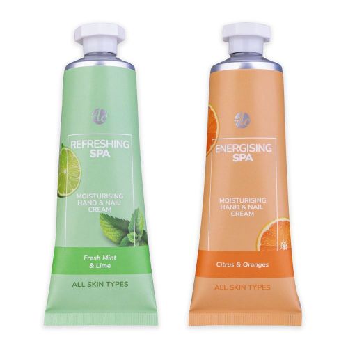 KRÉM na ruce a nehty 60ml SPA COLLECTION v tubě, 2 vůně/barvy NOVINKA ACCENTRA