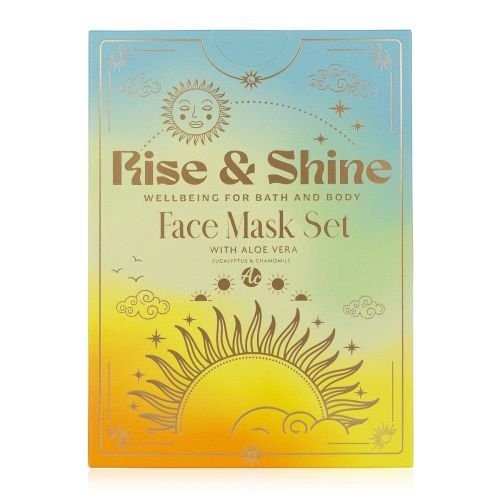 MASKA pleťová s aloe vera 3x25ml WELLBEING - RISE AND SHINE v dárkovém balení ACCENTRA