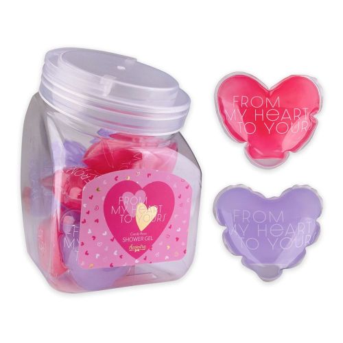 MINI GEL sprchový 50ml FROM MY HEART TO YOURS, 2 motivy (24 ks v dóze) NOVINKA ACCENTRA