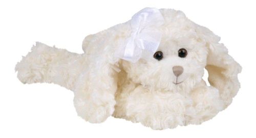 BK TIFFANY OFF - WHITE pejsek s mašlí bílý, (30 cm)