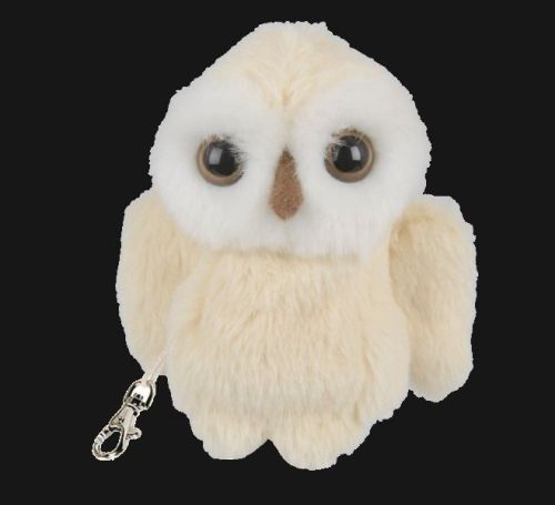 BK CLEVER BLANCA klíčenka - sova bílá malá (10 cm)