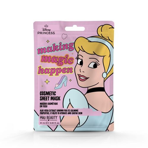 MASKA na obličej zklidňující textilní 25ml Popelka Disney Princess Express Yourself NOVINKA MAD BEAU