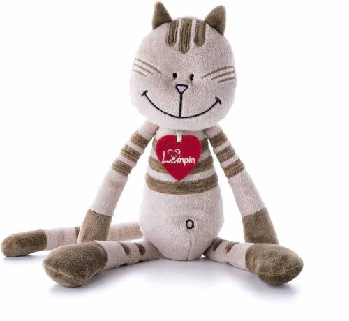 Kočka KATE béžová, střední (38 cm) LUMPIN