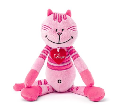 Kočka ROSALIE střední - růžová  (38 cm) NOVINKA LUMPIN